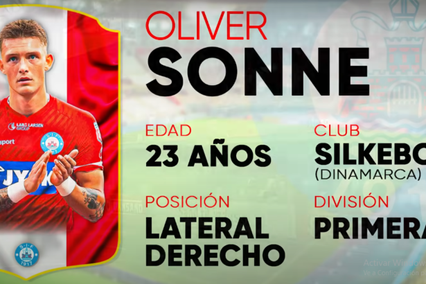"Oliver Sonne: una estrella en ascenso que ilumina el horizonte del fútbol con talento, tenacidad y triunfo".