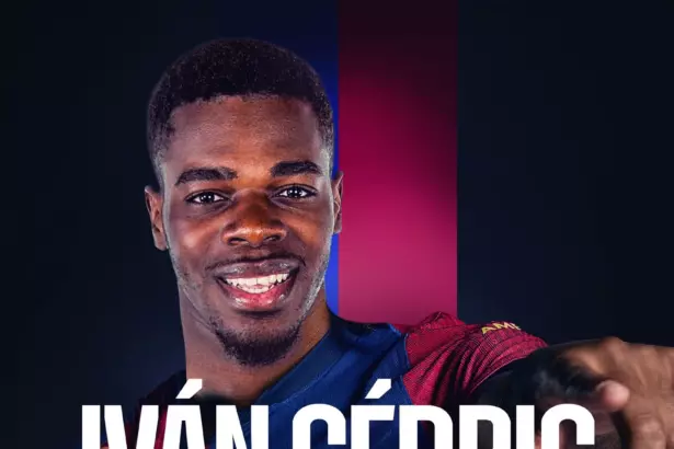 Iván Cédric, nuevo delantero del Barça Atlètic
