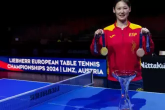 María Xiao: Bronce histórico en Europa