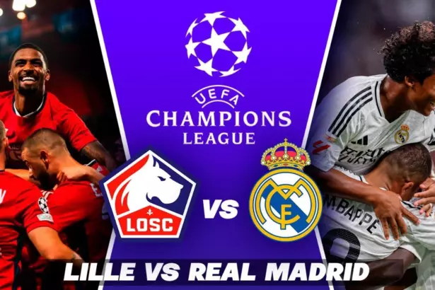 "Lille recibe al campeón Real Madrid"