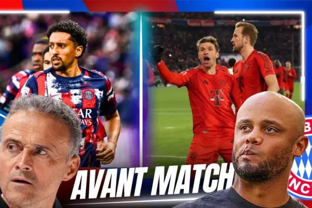 "El Allianz Arena listo para un gran duelo."