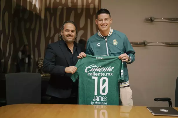 El dorsal 10 de James, listo en León.