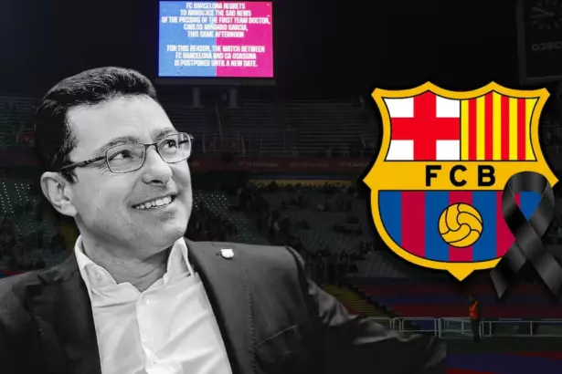 Homenaje del Barça a Carles Miñarro