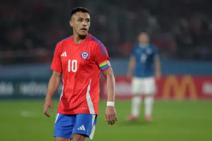 Alexis Sánchez y su rostro de frustración