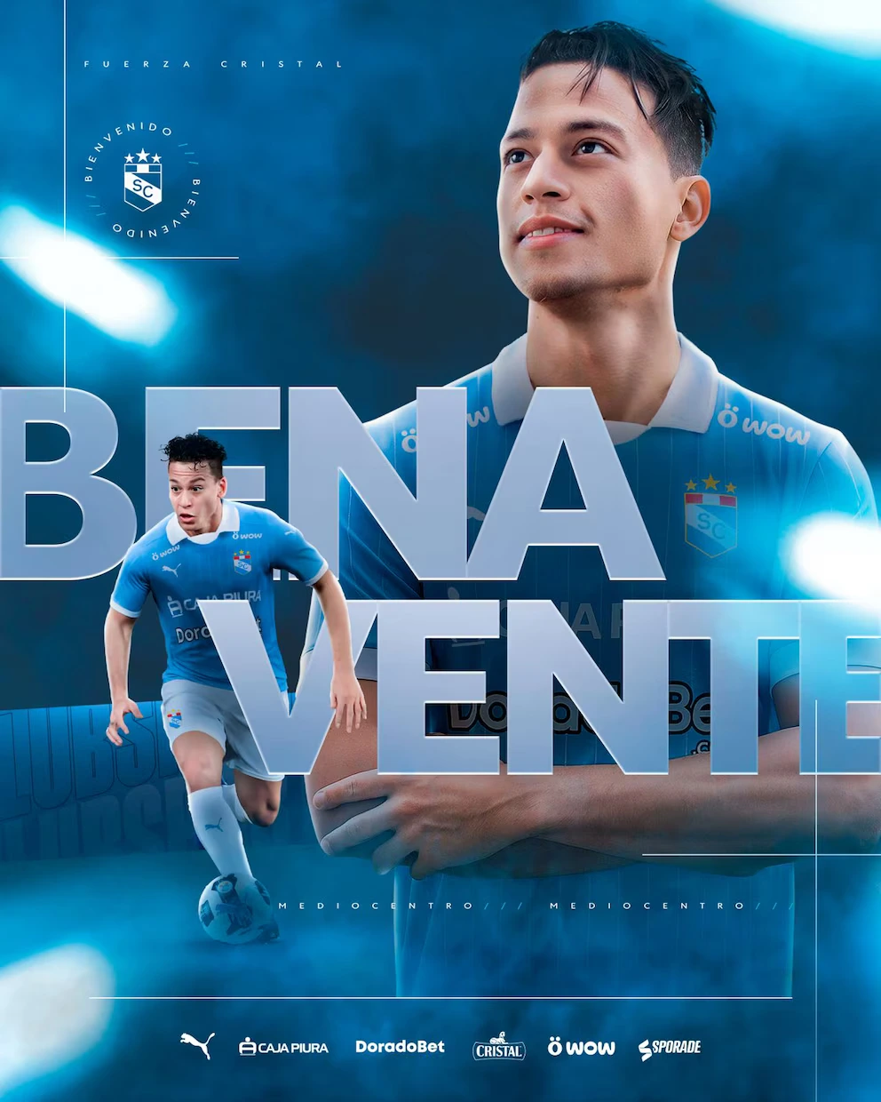Benavente ya luce la celeste